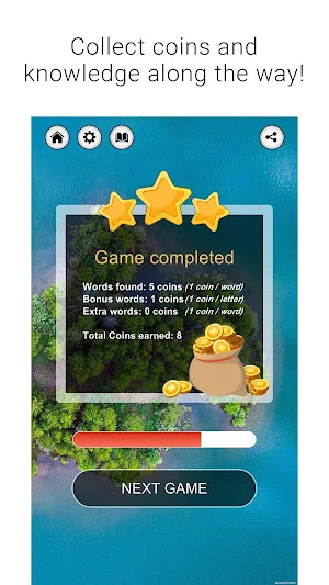 Wordalicious - Relaxing word puzzle game Screenshot 3
