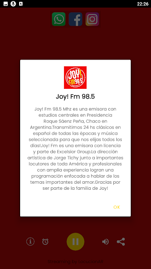 Joy! Fm 98.5 Screenshot 2