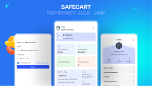 Safecart Delivery-man App Screenshot 1