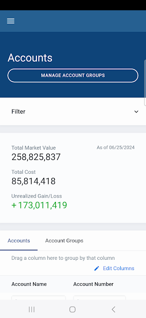 Fiduciary Trust Account Access Screenshot 2