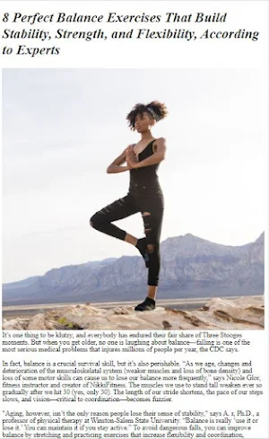 How to Do Balance Exercises Screenshot 1