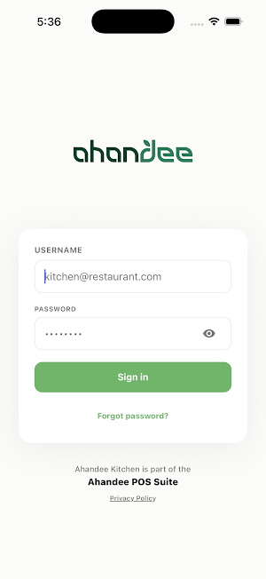 Ahandee Kitchen Screenshot 0