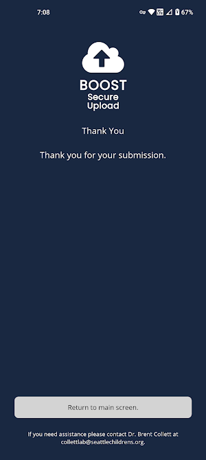 BOOST Secure Upload Screenshot 3