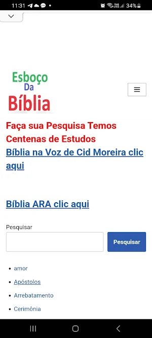 Esboço da Bíblia Screenshot 2