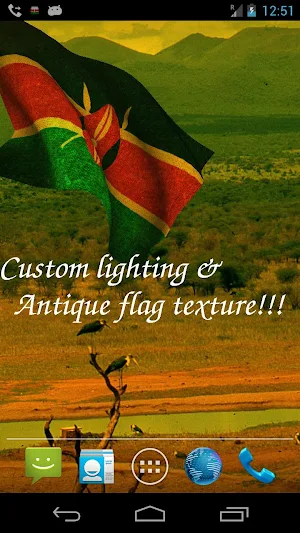 Kenya Flag Live Wallpaper Screenshot 3