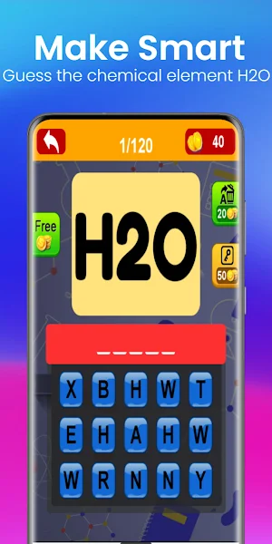 Chemical Symbol Quiz Screenshot 1