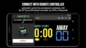 BT Soccer/Football Scoreboard Screenshot 1