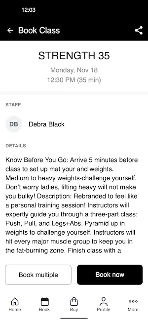 Jamie Scott Fitness Screenshot 2