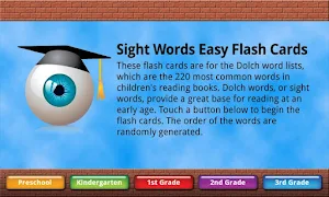 Sight Words Flash Cards Screenshot 0