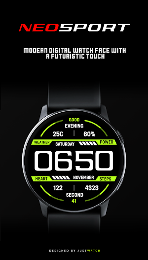 NeoSport Watchface Screenshot 1