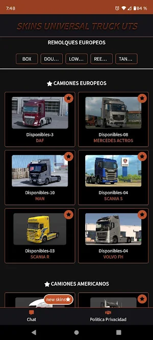 Skins universal truck uts Screenshot 1