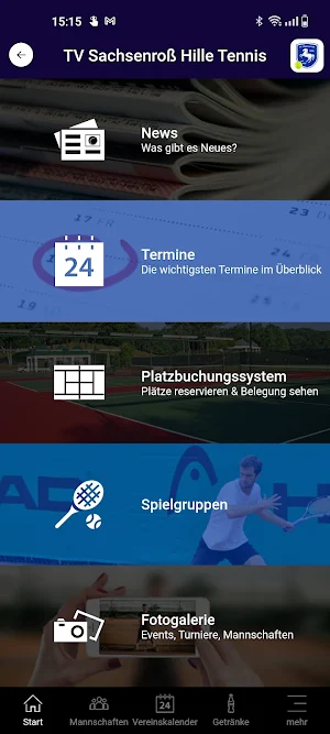TV Sachsenroß Hille Tennis Screenshot 0