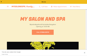 MY SALON AND SPA Screenshot 1