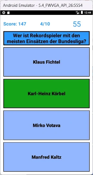 Fußball Quiz Deutschland Screenshot 3