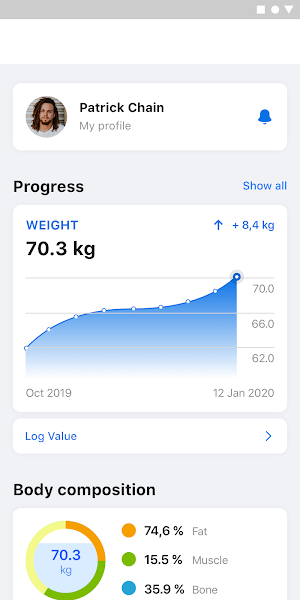 Fysiomed Health Club Screenshot 2