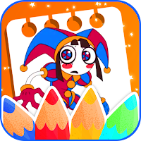 Pomni Digital circus coloring