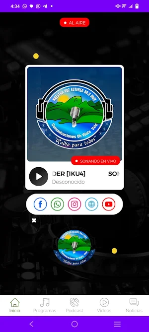 Nuestra Voz Stereo Screenshot 2