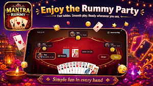Mantra Rummy:Classic Card Game Screenshot 1