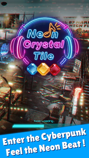 Neon Crystal Tile Match3 Screenshot 0