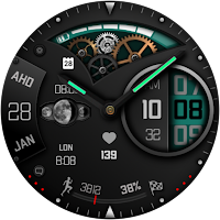 Hybrid Carabine Watch face