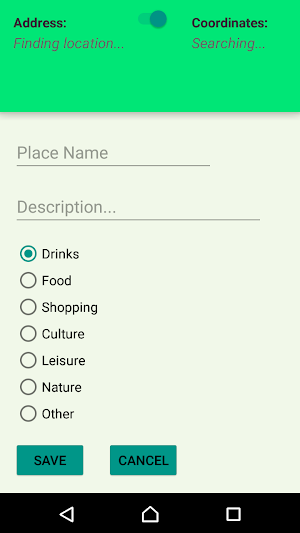 My Places Screenshot 1