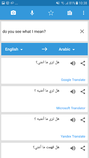 Translate Box - multiple translators in one app Screenshot 2