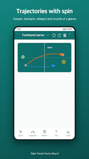 Table Tennis Tactics Board Screenshot 2
