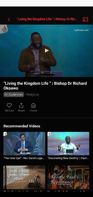 GlobalFire Live TV Screenshot 2