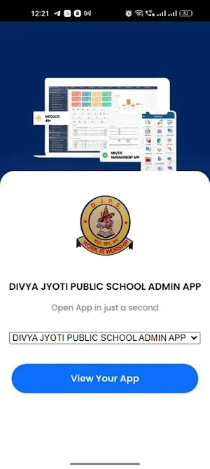 DIVYA JYOTI SCHOOL ADMIN APP Screenshot 0