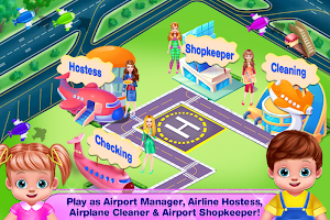 Airplane Hostess at Airport - Flight Attendants Screenshot 3