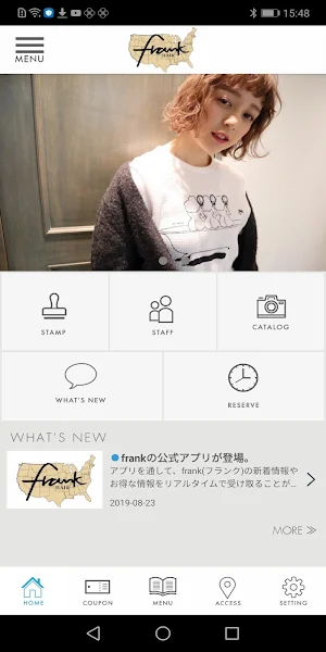 frank(フランク)の公式アプリ Screenshot 1
