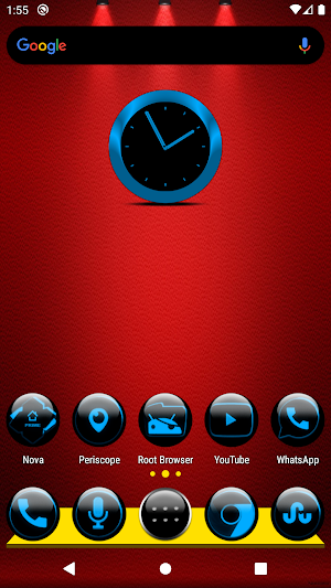 Blue Glass Orb Icon Pack Free Screenshot 0