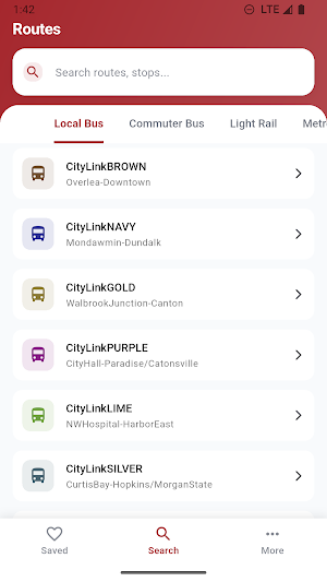 Maryland Transit – MTA Screenshot 1
