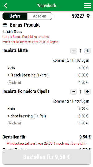 Bella Italia Ahlen Screenshot 1