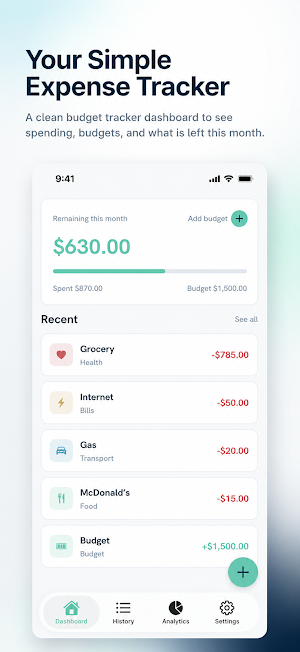 Simple Expense Tracker Screenshot 0
