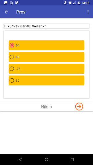 Högskoleprovet Screenshot 2
