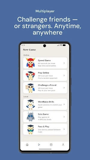 Wordsalvo - word game Screenshot 1