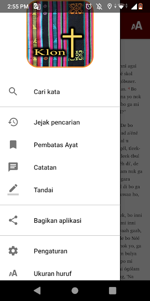 Klon Bible App Screenshot 0