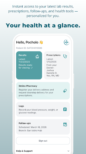 WELLSERV Patient Screenshot 0