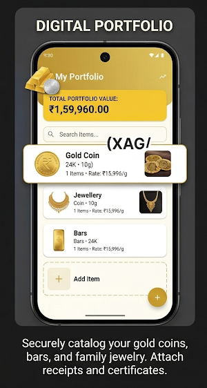 Gold & Jewellery Asset Tracker Screenshot 0