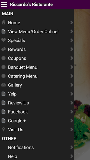 Riccardo's Restaurant Screenshot 1