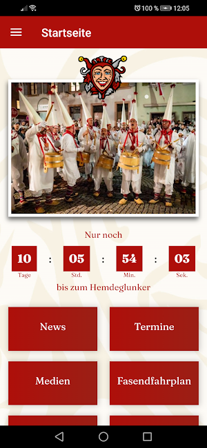 App der Narrenzunft Gengenbach Screenshot 1