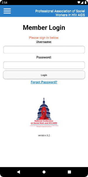 PASWHA Mobile App Screenshot 0