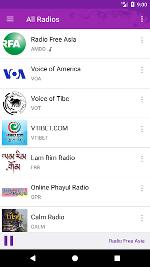 Tibet eRadio Screenshot 0