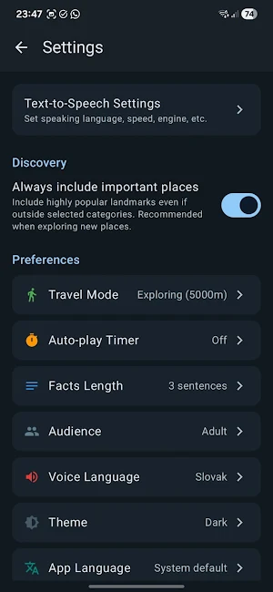 Spotella: Audio travel guide Screenshot 3