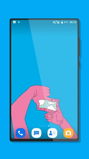 Bluepaper - Blue Background Wa Screenshot 2