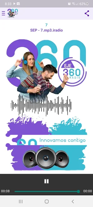 Eje 360 Radio Screenshot 0