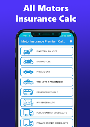 Insurance Calc: Motor Insuranc Screenshot 0