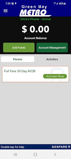 GBM E-Fare Screenshot 3
