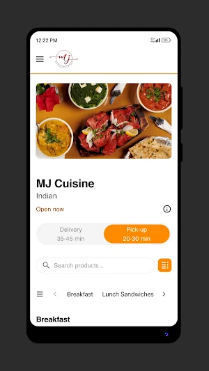 MJ Cuisine Screenshot 1